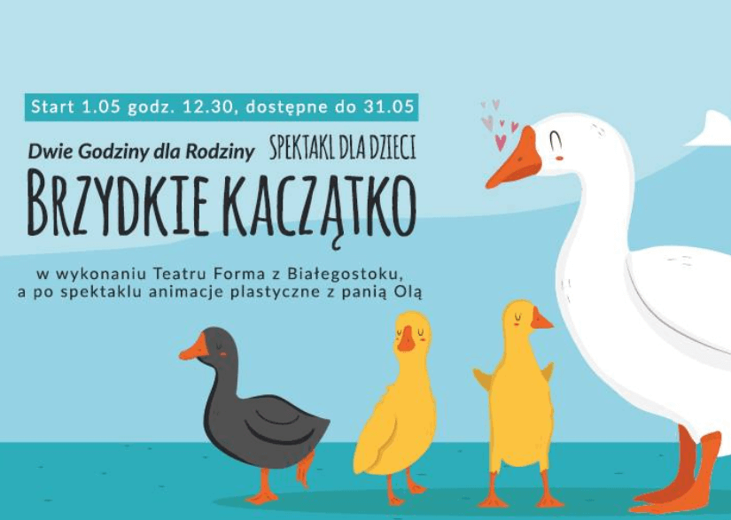 Brzydkie Kaczątko - Spektakl - teatr Forma - baner