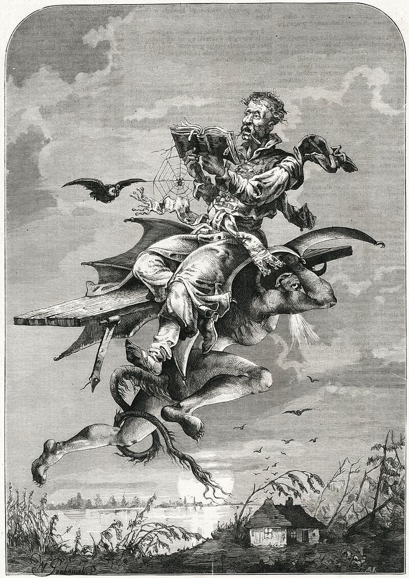 Pan Twardowski porwany przez diabła